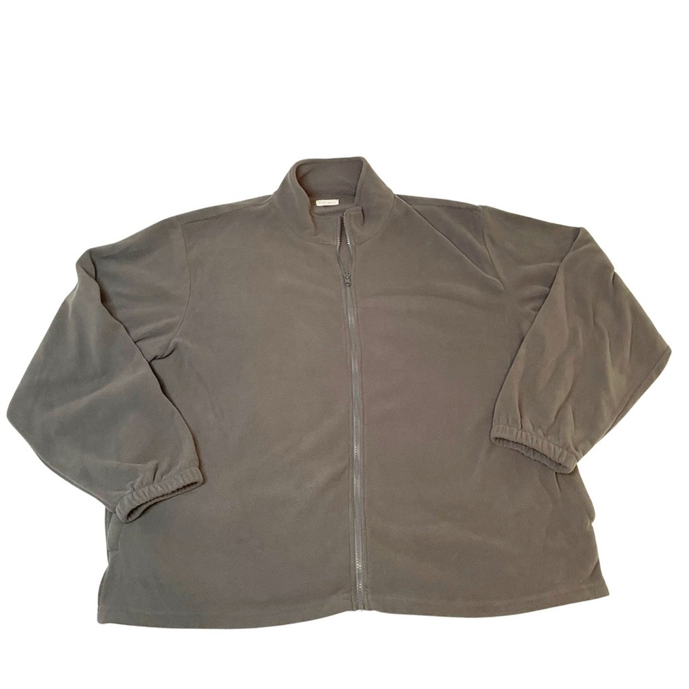 Eight Bells Full Zip Up Olive Green Fleece Men's‎ Size 2XL